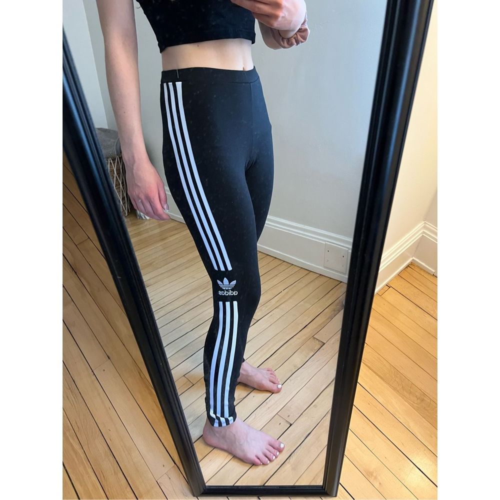 Adidas Black Trefoil Leggings | New With Tags